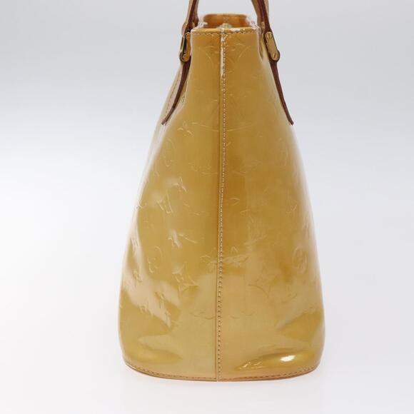 LOUIS VUITTON Monogram Vernis Houston Hand Bag Beige M91004 - Picture 3 of 16